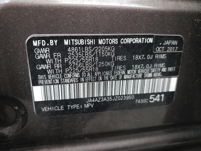 Photo 10 from auction – 2018 MITSUBISHI OUTLANDER with VIN JA4AZ3A35JZ023950
