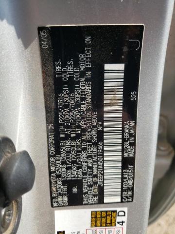 Фото 10 с аукциона – 2005 TOYOTA HIGHLANDER с VIN JTEEP21A450119466