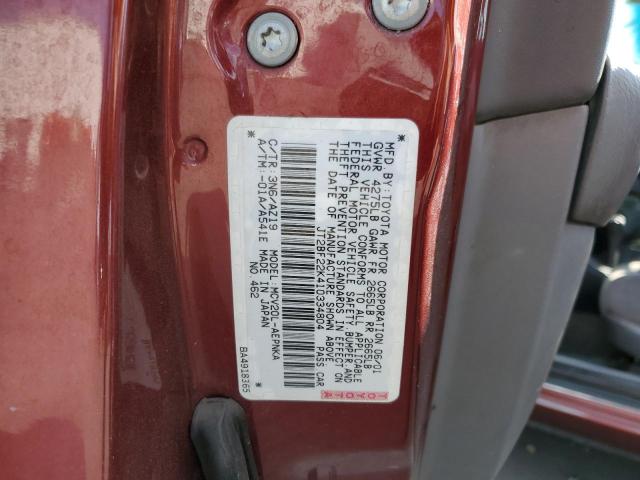 Photo 10 from auction – 2001 TOYOTA CAMRY CE with VIN JT2BF22K410334804