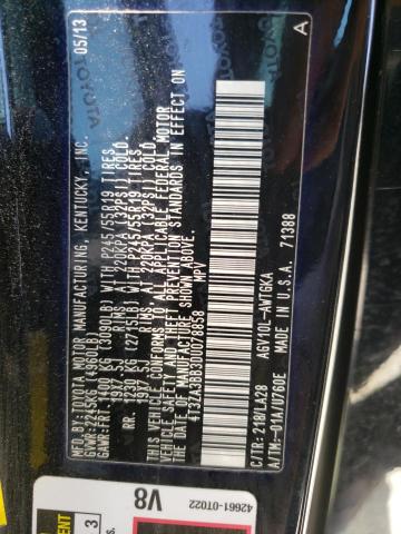 Photo 10 from auction – 2013 TOYOTA VENZA LE with VIN 4T3ZA3BB3DU078858
