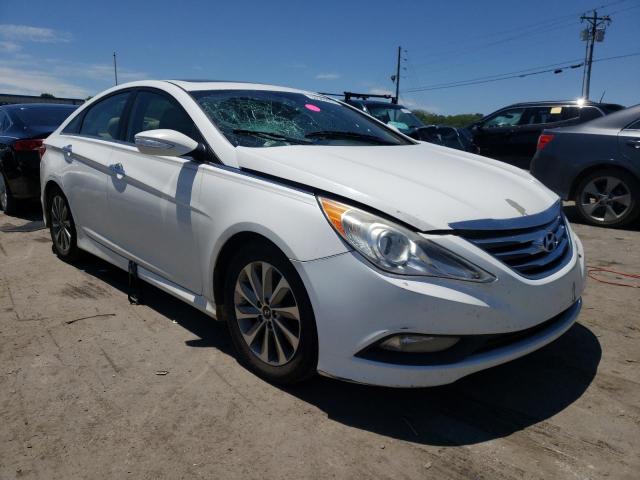 HYUNDAI SONATA SE 2014 with VIN 5NPEC4AC8EH828417 - Photo from auction