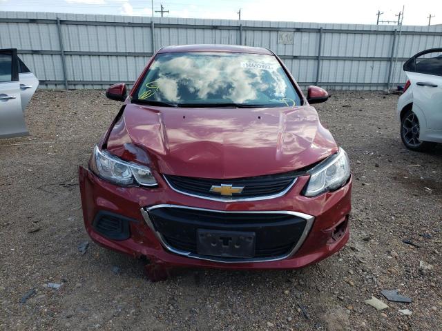 Photo 9 from auction – 2020 CHEVROLET SONIC LT with VIN 1G1JD5SBXL4100925