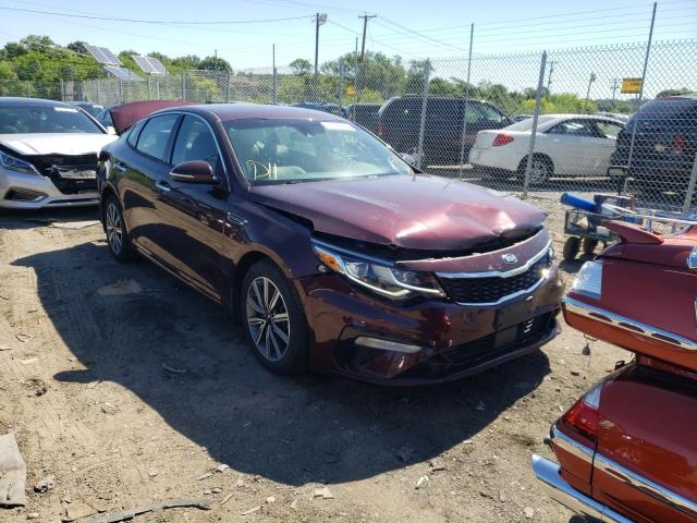 KIA OPTIMA EX 2019 with VIN 5XXGU4L11KG298638 - Photo from auction