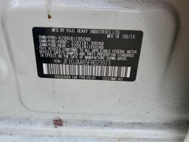 Photo 10 from auction – 2015 SUBARU IMPREZA with VIN JF1GJAA65FH023973