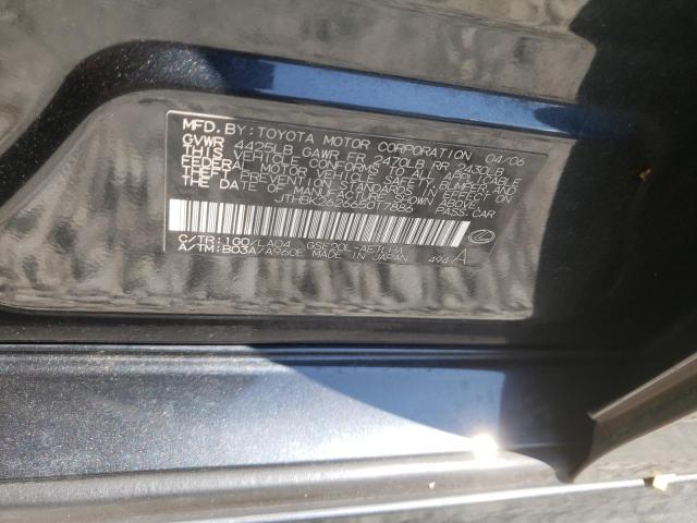Foto 10 de la subasta – 2006 LEXUS IS 250 con VIN JTHBK262665017886