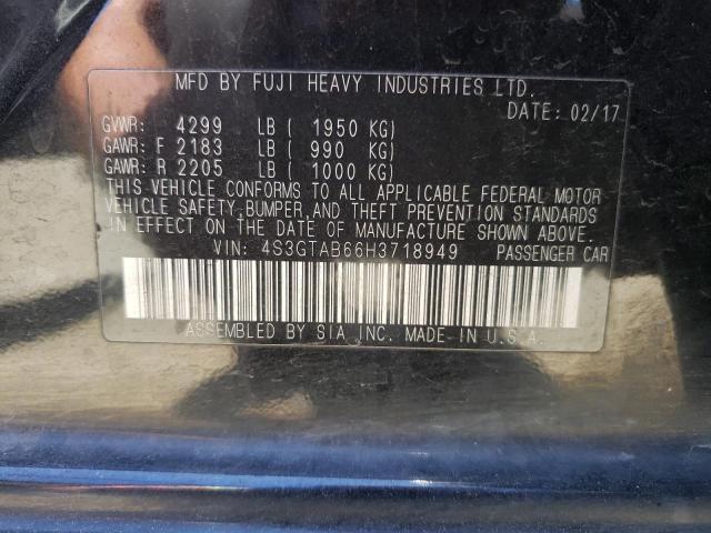 Photo 10 from auction – 2017 SUBARU IMPREZA PR with VIN 4S3GTAB66H3718949