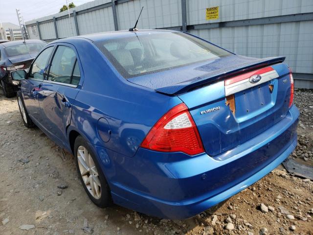 Photo 3 from auction – 2012 FORD FUSION SEL with VIN 3FAHP0JA6CR123477