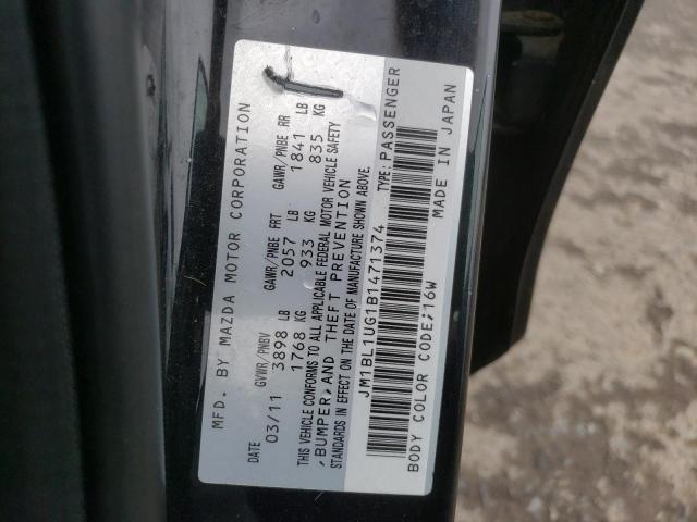 Photo 10 from auction – 2011 MAZDA 3 I with VIN JM1BL1UG1B1471374