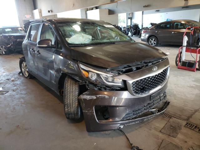 KIA SEDONA LX 2016 with VIN KNDMB5C16G6151462 - Photo from auction