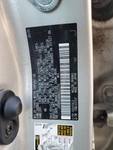 Photo 10 from auction – 2005 TOYOTA HIGHLANDER with VIN JTEEP21A950123755