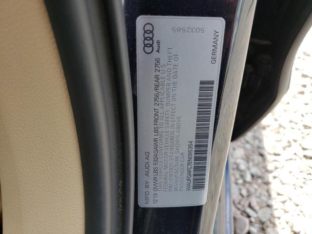 Photo 10 from auction – 2014 AUDI A6 PREMIUM with VIN WAUFGAFC7EN095354