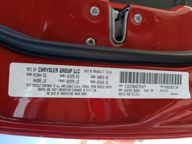 Photo 10 from auction – 2014 DODGE DART SXT with VIN 1C3CDFBBXED791077