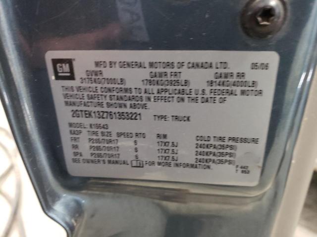 Photo 10 from auction – 2006 GMC NEW SIERRA with VIN 2GTEK13Z761353221