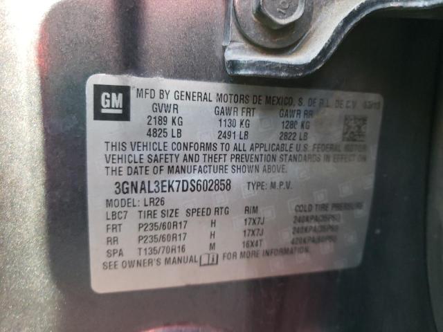 Photo 10 from auction – 2013 CHEVROLET CAPTIVA LT with VIN 3GNAL3EK7DS602858