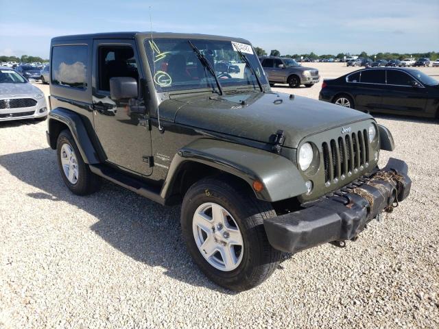 JEEP WRANGLER S 2015 with VIN 1C4AJWBG0FL563040 - Photo from auction