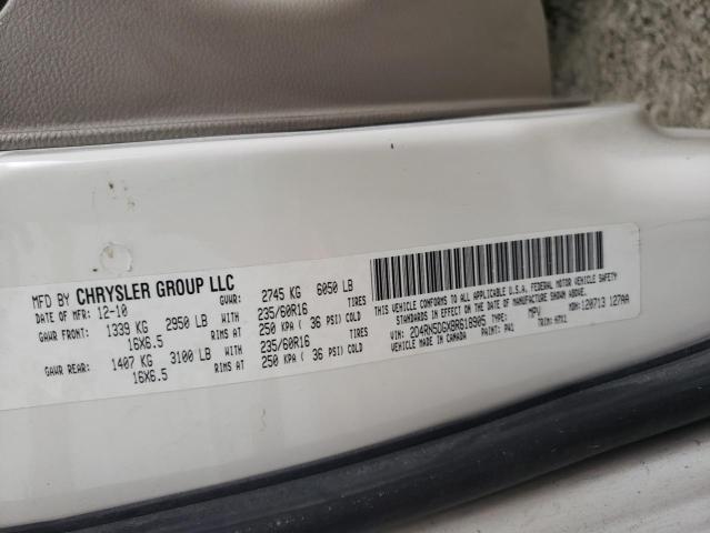 صورة رقم 10 من المزاد - 2011 DODGE GRAND CARA مع VIN 2D4RN5DGXBR618905