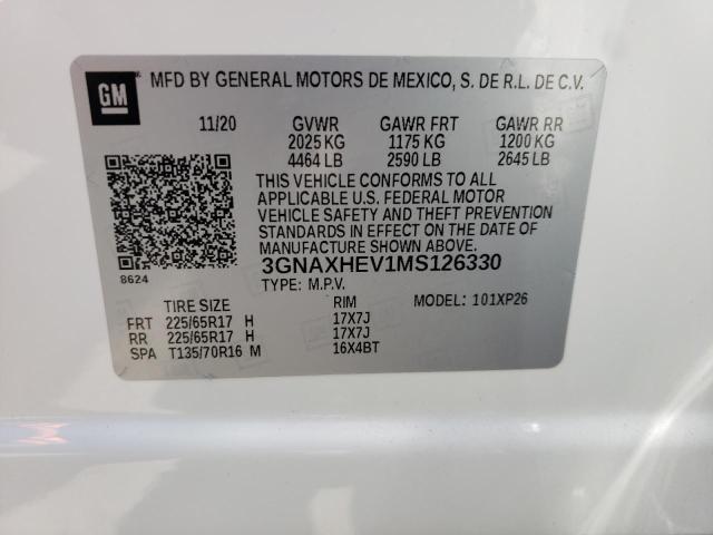 Photo 10 from auction – 2021 CHEVROLET EQUINOX LS with VIN 3GNAXHEV1MS126330