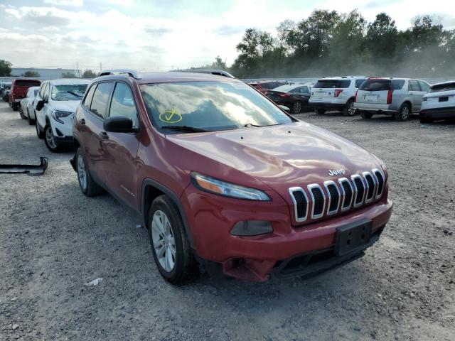 JEEP CHEROKEE S 2015 with VIN 1C4PJLAB6FW637249 - Photo from auction