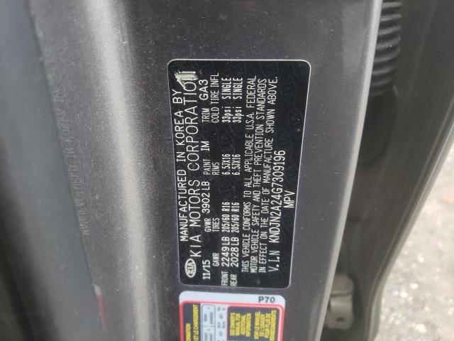 Photo 10 from auction – 2016 KIA SOUL with VIN KNDJN2A24G7309196
