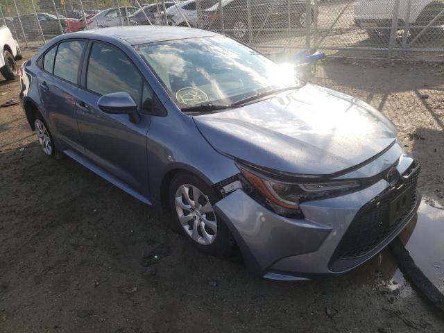 TOYOTA COROLLA LE 2021 with VIN JTDEPMAE0MJ167526 - Photo from auction