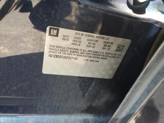 Photo 10 from auction – 2016 CHEVROLET MALIBU LS with VIN 1G1ZB5ST3GF327143