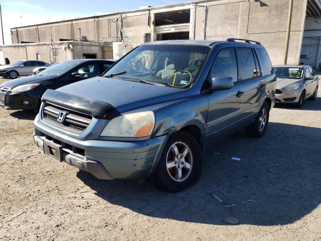 Photo 9 from auction – 2005 HONDA PILOT EX with VIN 2HKYF18435H563696