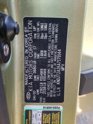Photo 10 from auction – 2010 KIA SOUL + with VIN KNDJT2A26A7179144