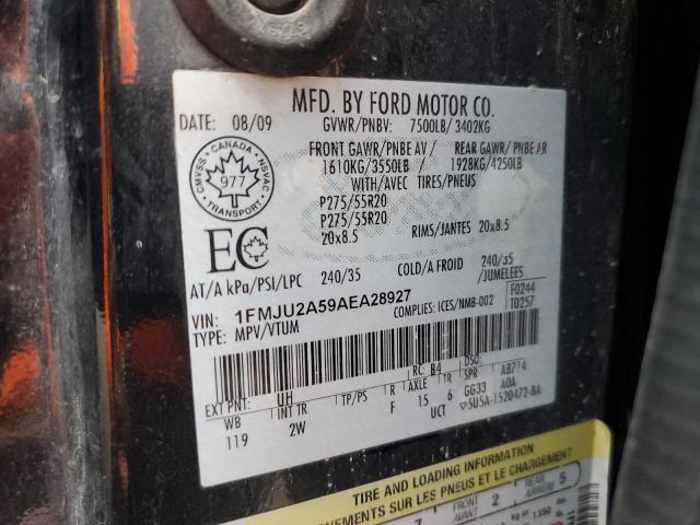 Photo 10 from auction – 2010 FORD EXPEDITION with VIN 1FMJU2A59AEA28927