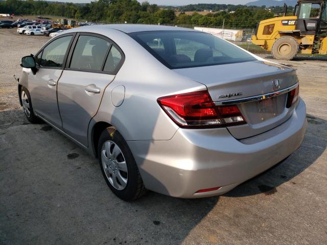 Photo 3 from auction – 2013 HONDA CIVIC LX with VIN 19XFB2F57DE217500