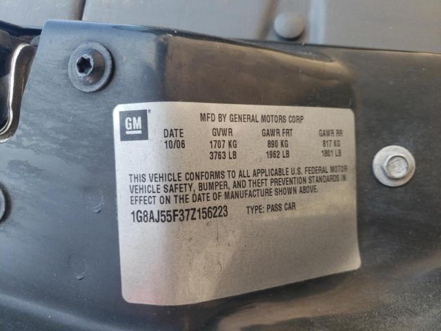 Photo 10 from auction – 2007 SATURN ION LEVEL with VIN 1G8AJ55F37Z156223