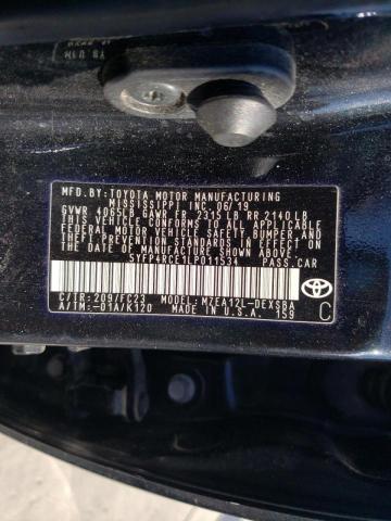 Photo 10 from auction – 2020 TOYOTA COROLLA SE with VIN 5YFP4RCE1LP011534