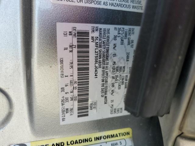 Photo 10 from auction – 2008 LINCOLN NAVIGATOR with VIN 5LMFL27558LJ04341