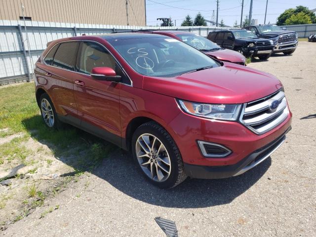 FORD EDGE TITAN 2016 with VIN 2FMPK4K86GBB62402 - Photo from auction