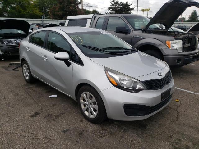 KIA RIO LX 2014 with VIN KNADM4A36E6384681 - Photo from auction