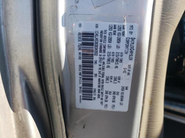 Photo 10 from auction – 2003 CHRYSLER VOYAGER LX with VIN 1C4GJ45383B303932