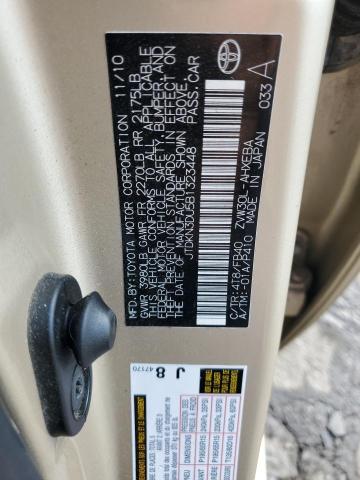 Photo 10 from auction – 2011 TOYOTA PRIUS with VIN JTDKN3DU5B1323448