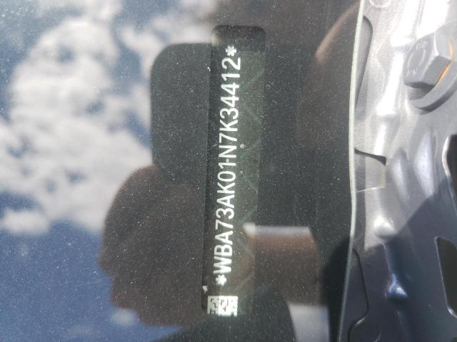 Photo 10 from auction – 2022 BMW 228XI with VIN WBA73AK01N7K34412