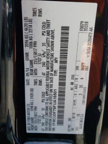 Photo 10 from auction – 2015 FORD ESCAPE S with VIN 1FMCU0F78FUA16501