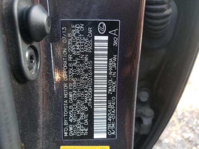 Photo 10 from auction – 2013 LEXUS CT 200 with VIN JTHKD5BH1D2161415