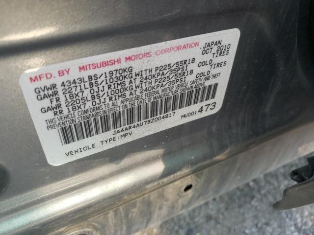 Photo 10 from auction – 2011 MITSUBISHI OUTLANDER with VIN JA4AR4AU7BZ004817