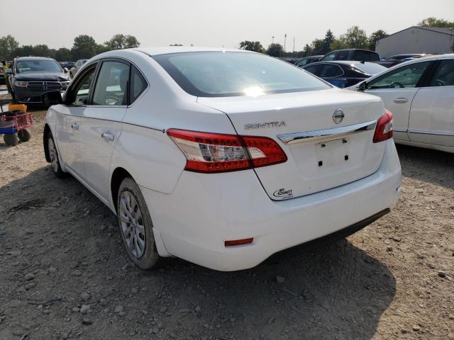 Photo 3 from auction – 2015 NISSAN SENTRA S with VIN 3N1AB7AP1FY325566