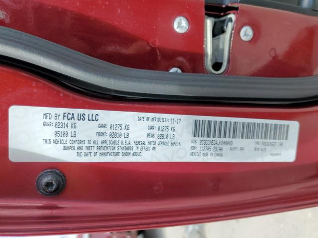 Photo 10 from auction – 2018 CHRYSLER 300 LIMITE with VIN 2C3CCAEG4JH208089