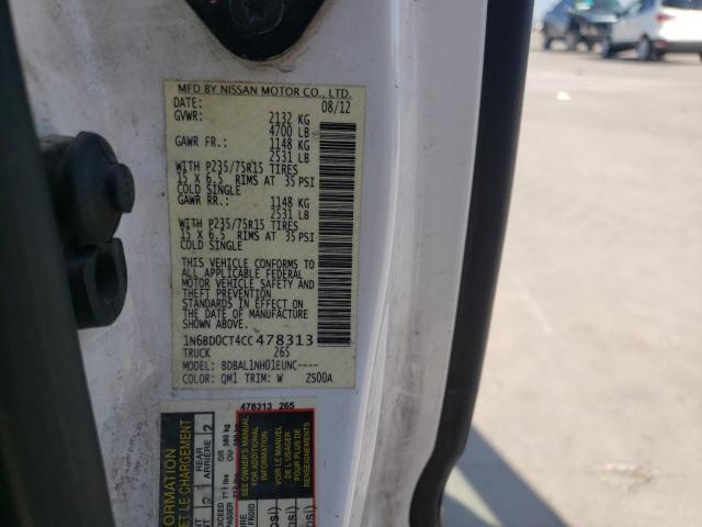 Foto 10 de la subasta – 2012 NISSAN FRONTIER S con VIN 1N6BD0CT4CC478313