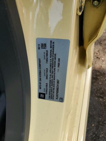 Photo 10 from auction – 2014 CHEVROLET SPARK 2LT with VIN KL8CF6S98EC413907