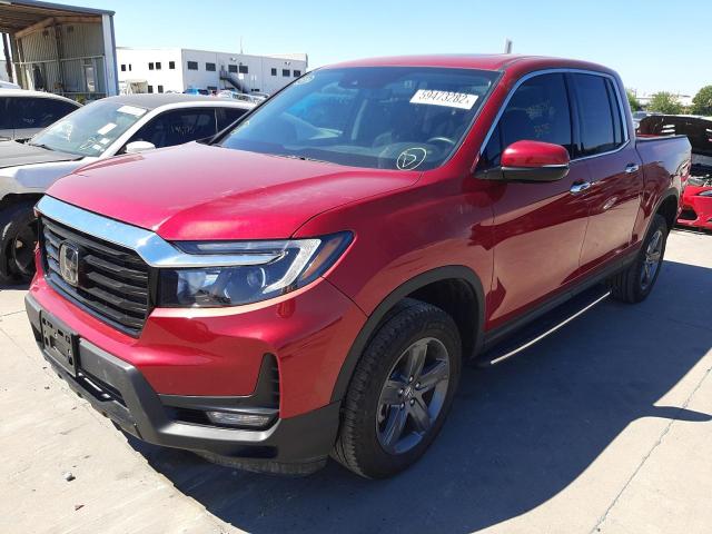 Photo 2 from auction – 2022 HONDA RIDGELINE with VIN 5FPYK3F71NB005355