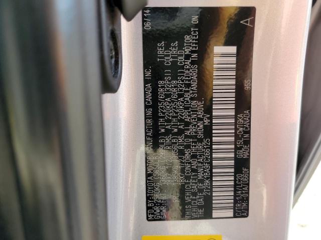 Photo 10 from auction – 2015 LEXUS RX 350 BAS with VIN 2T2BK1BA9FC266125