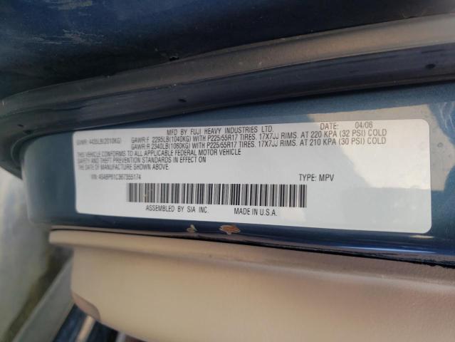 Photo 10 from auction – 2006 SUBARU LEGACY OUT with VIN 4S4BP61C367355174