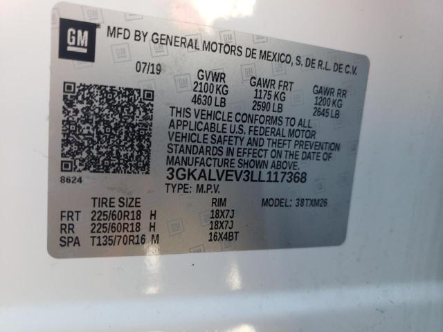 Photo 10 from auction – 2020 GMC TERRAIN SL with VIN 3GKALVEV3LL117368