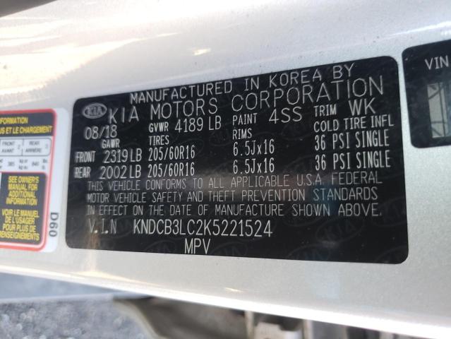Photo 10 from auction – 2019 KIA NIRO FE with VIN KNDCB3LC2K5221524