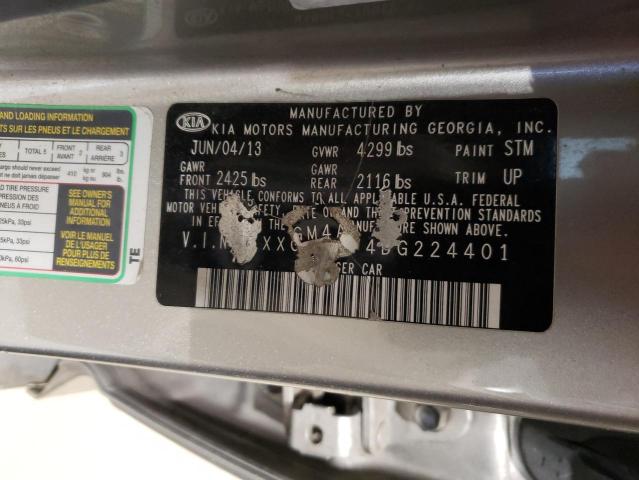 Photo 10 from auction – 2013 KIA OPTIMA LX with VIN 5XXGM4A74DG224401